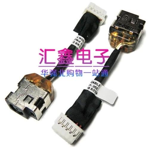 DC Power Jack with cable For HP ENVY 17-3000 661451-302 laptop DC-IN Flex Cable