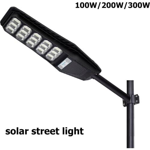 Solar Led Light Outdoor BSOD Solar Street Light 100W 200W 300W Solar Power Lamp Waterproof for Garden Road 5pcs/carton