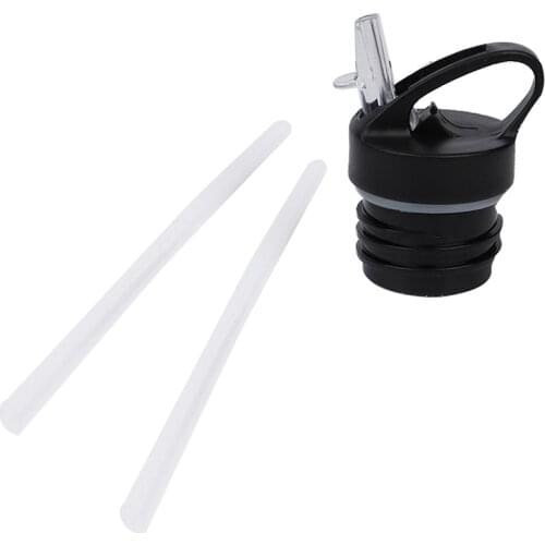 Water Drinking Straws With Lid For Hydro Flask Straw Flip Lids Cap 18 32 40 64oz Wide Mouth Water Bottle With Straw NEW Hot Sale