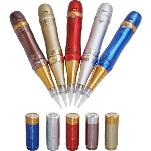 Taiwan motor wireless battery permanent makeup machine tattoo gun pen microblading for 3d lips eyebrow eyeliner 35000R