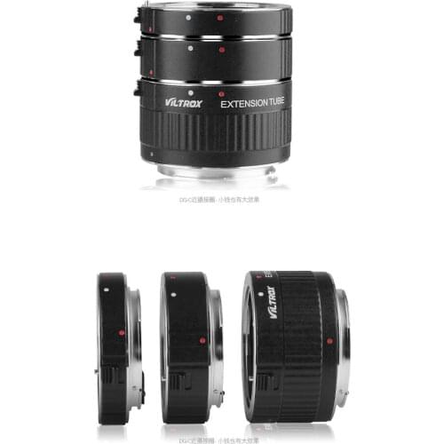 Viltrox Autofokus AF Macro Extension Tube Ring Set DG for Canon EOS 60D 50D 7D Mark 5D III