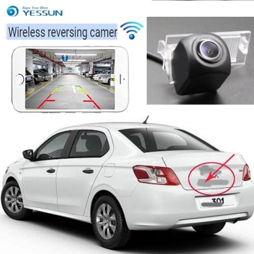 YESSUN car hd wireless rear view camera For Peugeot 301 308 408 508 C5 307(Hatchback) 307CC 2013~2015 Night Vision CCD CAM