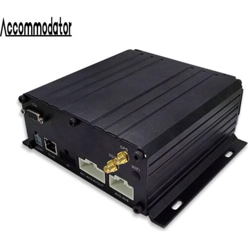 Vehicle Car Trailer Truck Taxi School Bus HDD 6 Channels AHD 1080P SD Card Mobile DVR with GPS 3G 4G