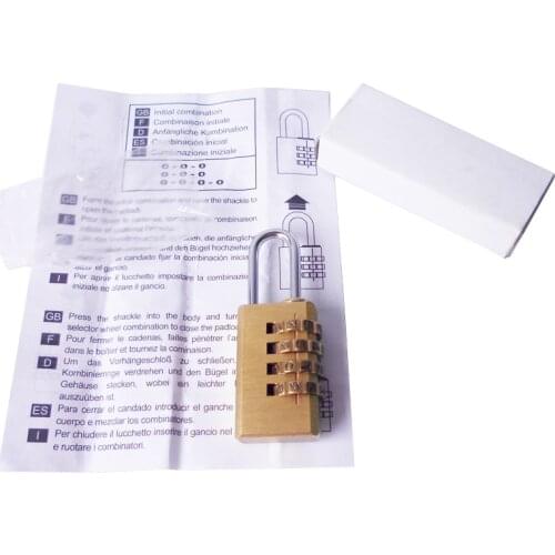 1PC 21mm code combination padlock with Instructions
