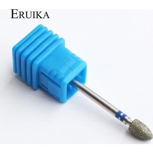 ERUIKA 1PC Diamond Burr Nail Drill Bit Electric Manicure Machine Accessory Nail File Nail Art Tools Milling Cutter Bit