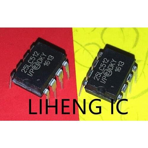 100% New&original 25LC512-I/P 25LC512 DIP-8