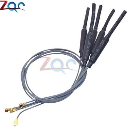 2.4GHz WIFI Antenna 3dbi Ufl IPX Connector Brass Inner Aerial 29cm Length 1.13 Cable HLK-RM04 ESP-07