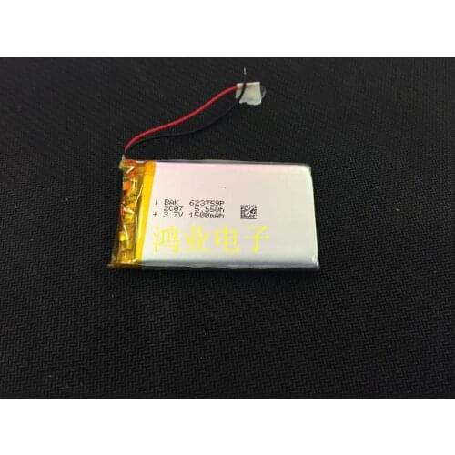 3.7V polymer lithium battery 603759623759 MP4 batteries GPS MP5 navigator Rechargeable Li-ion Cell