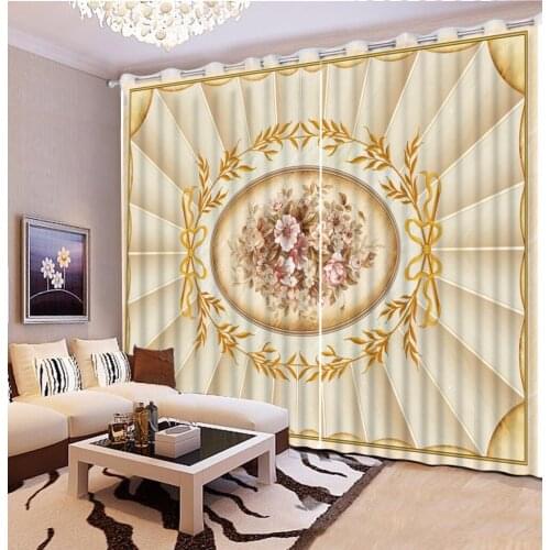 3D Curtain Custom Any Size Flower Pattern Curtains For Bedroom Curtain Living Room Bathroom Curtain Blackout