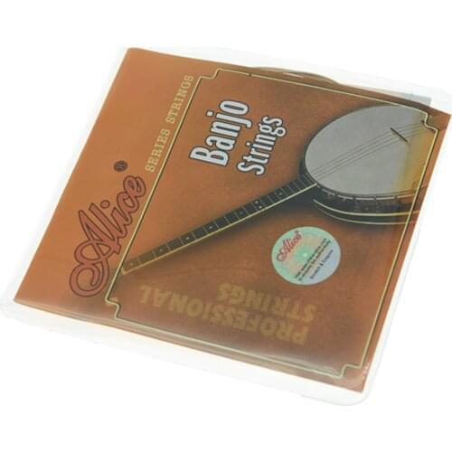 Alice Plated Steel 4 String Banjo Strings Coated Copper Alloy Wound String
