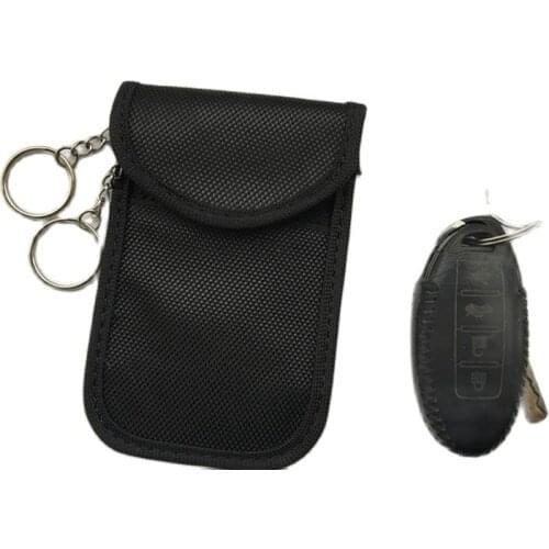 Car key sensor jammer bag Card Anti-Scan Sleeve bag signal blocker bank card protection jammer remote car key jammer bag