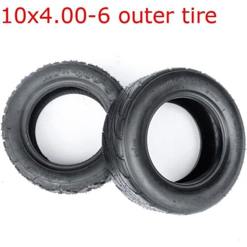 10X4.00-6 Tire Tubeless Vacuum Tyre for Electric Balancing Car Scooter 10*4.00-6 Thick Rubber Tyre for Mini Motorcycle