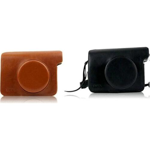 Camera Bag Camera Case PU Protector Cover Case with Shoulder Strap For Fujifilm Instax W300 071003