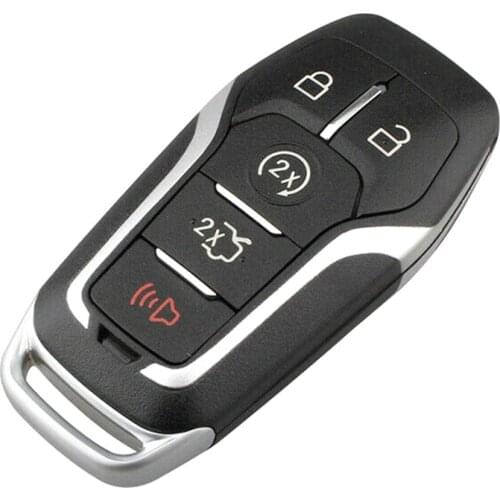 5 Buttons Remote Car Key Case Shell Fit For-d Edge Explorer Fusion 2015 2016 2017 M3N-A2C31243300 Smart Key Fob