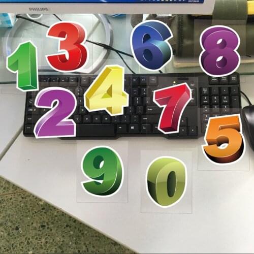 Colorful 3D Digital Decal Waterproof Reflective Car Motorcycle Sticker