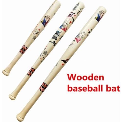 Harleen Quinzel Cosplay Baseball Bat Харли Куинн Wood Material Escuadrón suicida
