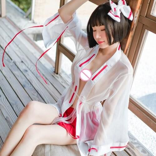 Womens Lingerie Set Kimono Apparel Witch Uniform Fancy Sexy Costumes Cute Role-playing Suit For Girls Japanese Anime Cosplay