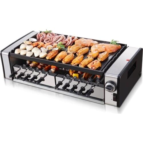 Multifunctional Electric Griddle Hot Pot & Barbecue Grill All in One Machine Household Elecitrc BBQ Furnace