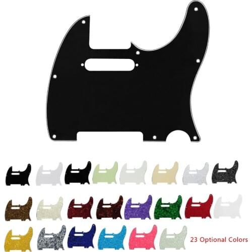 FLEOR 1PC TL Pickguard Electric Guitar Scratch Plate 8 Holes for US/Mexico TL Guitar Accessories