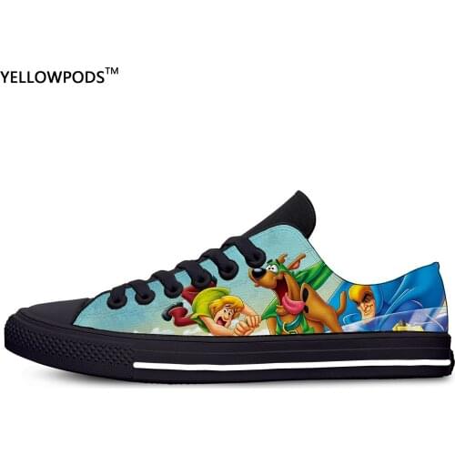 Doo Anime Cartoon Funny Fashion Classic Casual Canvas Shoes Low Top Lightweight Breathable 3D Printed Men Women Sneakers