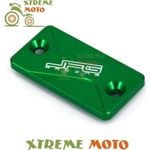 CNC Motorcycle Front Brake Fluid Reservoir Cover Cap For KX65 KX80 KX85 KX100 KX125 KLX450R KX250 KLX450R KX250 KX250F KX450F