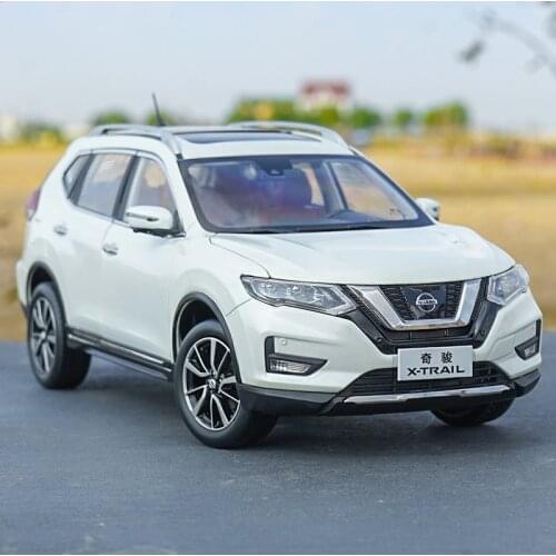Hot Selling Xtrail X Trail 1:18 Diecast Model for Nissa n X-trail Rogue 2018 Blue SUV Alloy Toy Car Miniature Collection Gifts