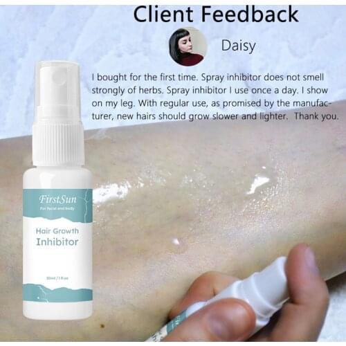 Powerful Permanent Painless Hair Removal Spray Stop Hair Growth Inhibitor Shrink Pores Skin Smooth Repair Essence