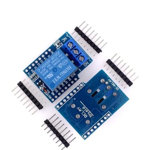 One Channel Wemos D1 Mini Relay Shield Wemos D1 Mini Relay Module for ESP8266 Development Board 1 Channel