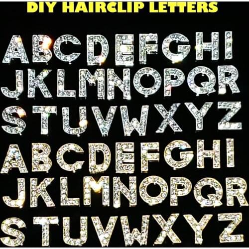 DIY Word/Name Hair Clips "Do it Yourself“ Letters Hairclip Accessories Hair Jewelry Hair Pin Creating a Unique Gift 12PCS/PACK