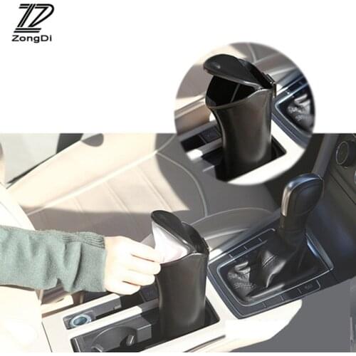 ZD Car Garbage Can Trash Dust Case Umbrella Holder Bin for BMW F30 F10 E46 E39 E90 E60 F20 Mercedes Benz W204 W211 Audi A4 B8 A5
