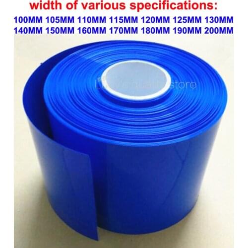1kg 18650 lithium battery RC outer skin packaging PVC heat shrinkable tube flame-retardant insulation package casing