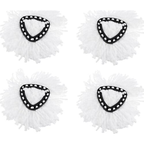 4 Pack Replacement Mop Head for O Cedar Mop Head Replacement Microfibers Mop Head Refill Fit D0AC