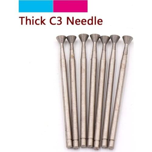 5pcs 1200 Grit Electroplated Diamond Grinding Head Grind Burrs Drill Bits For Stone Jade DIY Rotary Tool Accessories C3 Needle