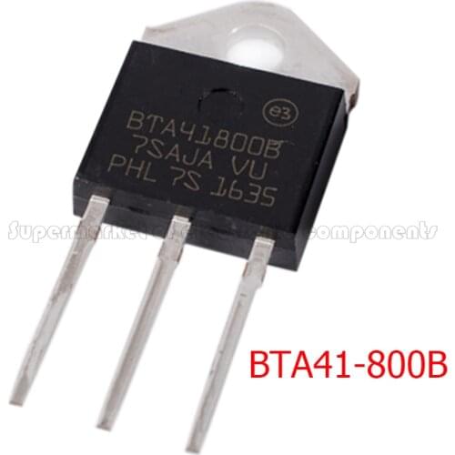 5PCS BTA41-800B BTA41800B BTA41-800 BTA41 TRIACS 40 AMP 800 VOLT TO-3P NEW ORIGINAL
