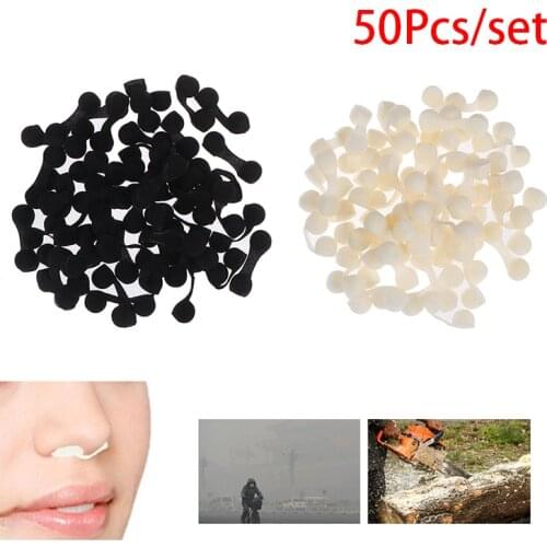 50Pcs/lot Anti-pollution Tanning Nasal Plug Spray Nose Filters Sponge