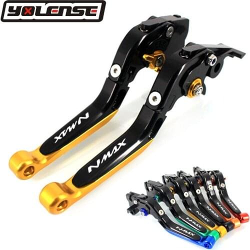 Motorcycle CNC Aluminum Folding Adjustable Brake Clutch Levers For Yamaha NMAX 155 125 NMAX155 NMAX125 N-MAX 155 125 2015-2017