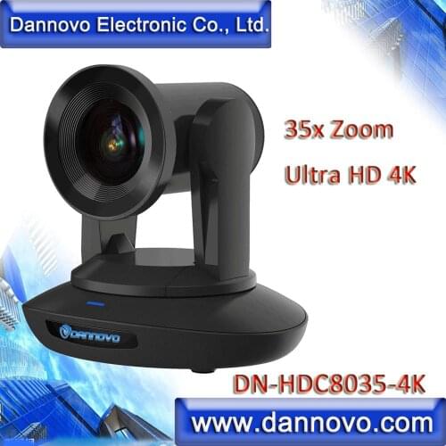 Free Shipping: DANNOVO 4K Ultra HD 35x Zoom Camera for Live Broadcasting, PoE IP Camera, SDI Conference Camera(DN-HDC8035-4K)
