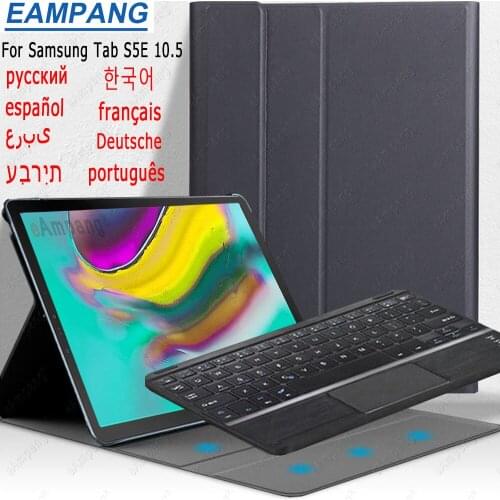 Case Keyboard for Samsung Galaxy Tab S5e 10.5 T720 T725 Cover Russian Spanish Arabic Korean Keyboard Case for Samsung Tab S5E
