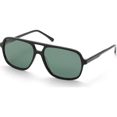 Eyedventure Mens Vintage Topline Square Sunglasses Womens Oversized Keyhole Sun Glasses Rx-Able Acetate Polarized UV400