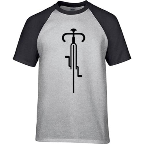 Bike Lines Cycling Novelty Creative Mens Men T Shirt Summer Short Sleeve O Neck Cotton Splicing short sleeves T shirts Tops