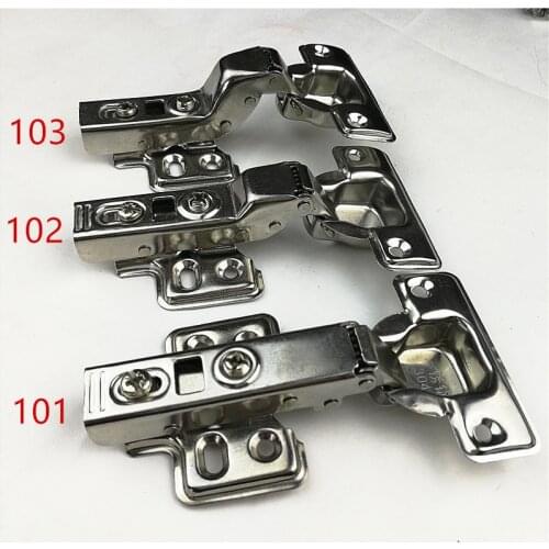Stainless steel Hydraulic Hinge Damper Buffer Cabinet Cupboard Door Hinges Soft Close Furniture hinges Hardware