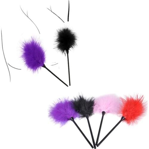 Flirting Feather Brush Whip Sex Toys For Woman Couple Game Breast Stimulation BDSM Sex Products Exotic Accessories