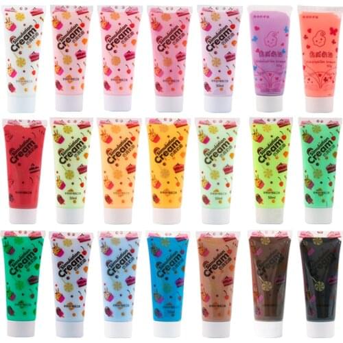 55m Color simulation cream glue paste adhesive DIY Hand sealant for Phone Case simulation cake Jam Soft Clay Decoration Material