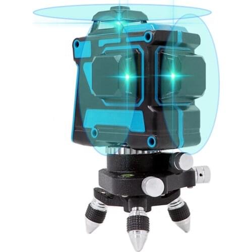 360 Degree Auto Rotating LD Green Laser Level 12 lines