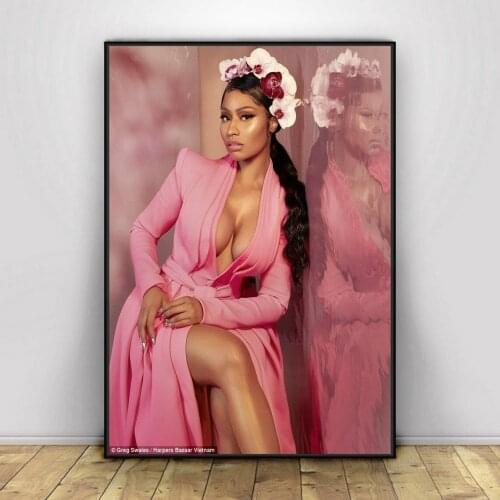 Nicki Minaj Poster Music Singer Star Canvas Poster Wall Painting Home Decoration ( No Frame )