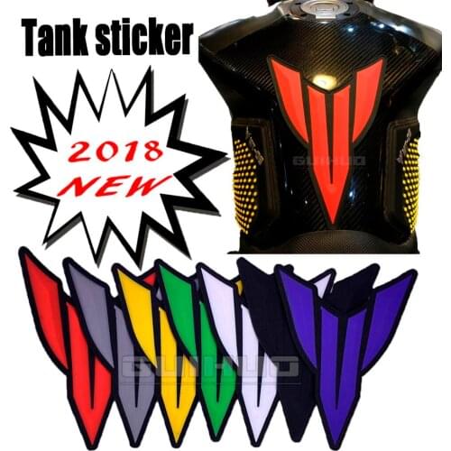 2018 New 3D Rubber sticker Motorcycle Tank sticker Fuel Gas Tank Pads Tank Protector Tank decals For all yamaha. MT09 MT07MT03R3