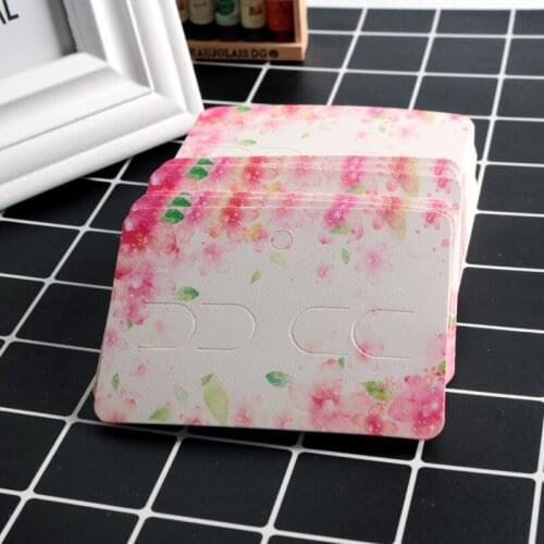 Wholesale Kids Jewerly Paper PVC Jewelry Hairpin Earring Necklace Display Card Printing Jewelry Packing Display Card 500pcs