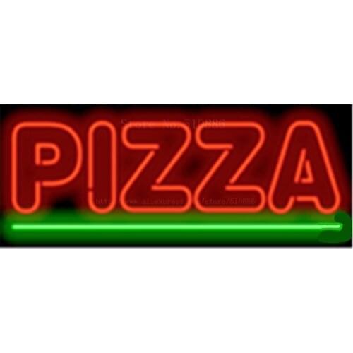 Pizza Extra NEON SIGN REAL GLASS BEER BAR PUB LIGHT SIGNS store display Packing Food Bulbs Subs Diet Advertising Lights 17*14"
