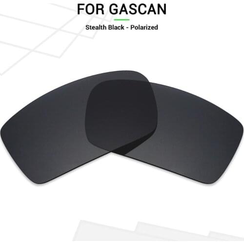 Mryok Anti-Scratch POLARIZED Replacement Lenses for Oakley Gascan Sunglasses Stealth Black