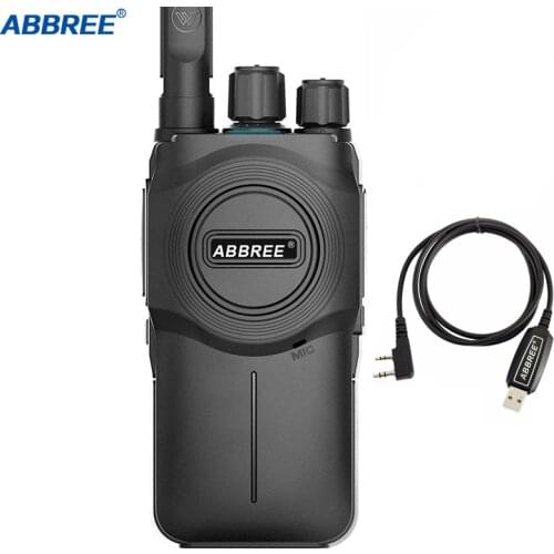 ABBREE AR-U1 Mini Walkie Talkie Ham CB Two Way Radio Portable Radio Station UHF Band 400-480MHz Radio Transceiver BF-888S UV-5R
